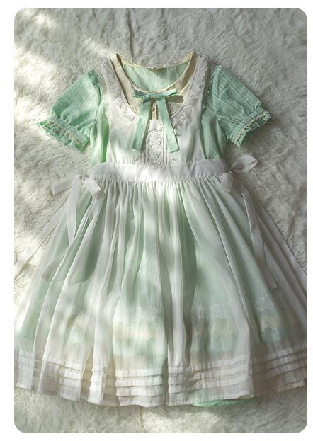 July Star Flower Short Sleeved Lolita Dress