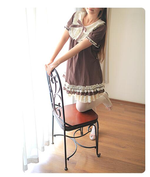 July Star Flower Short Sleeved Lolita Dress