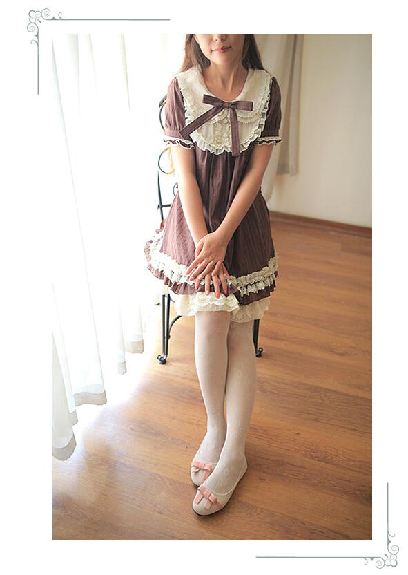 July Star Flower Short Sleeved Lolita Dress