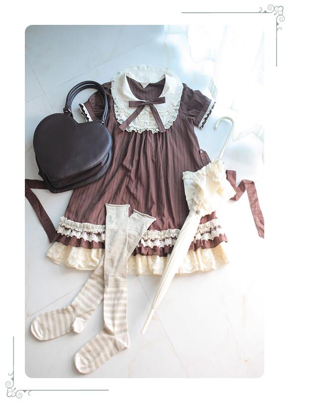 July Star Flower Short Sleeved Lolita Dress