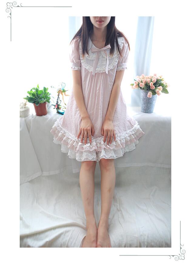 July Star Flower Short Sleeved Lolita Dress