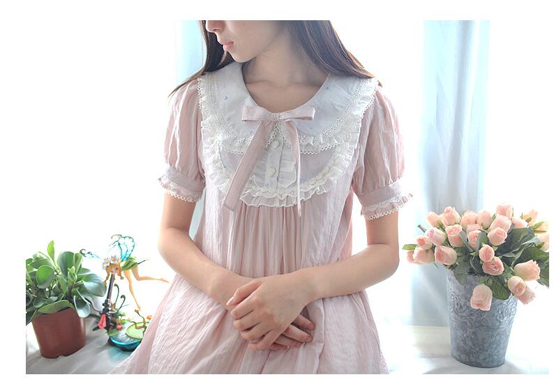 July Star Flower Short Sleeved Lolita Dress