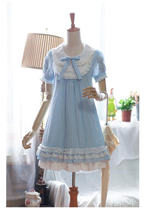 July Star Flower Short Sleeved Lolita Dress