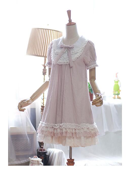 July Star Flower Short Sleeved Lolita Dress