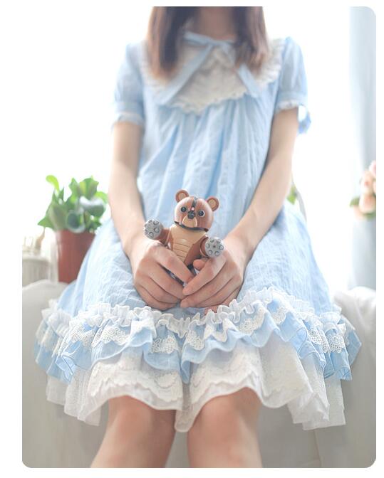 July Star Flower Short Sleeved Lolita Dress