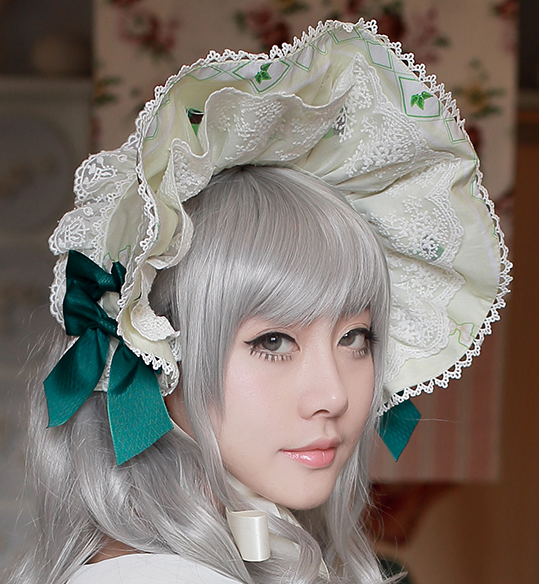 Matcha Dessert Printing Lolita BB Hat