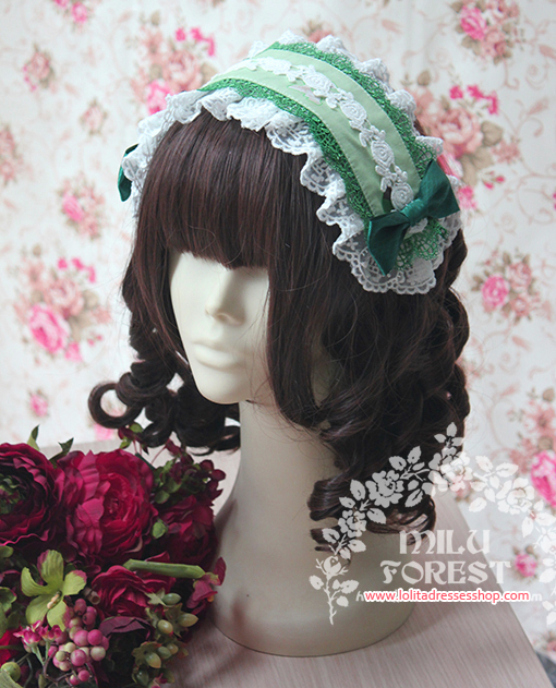 Matcha Dessert Printing Lolita Hair Band