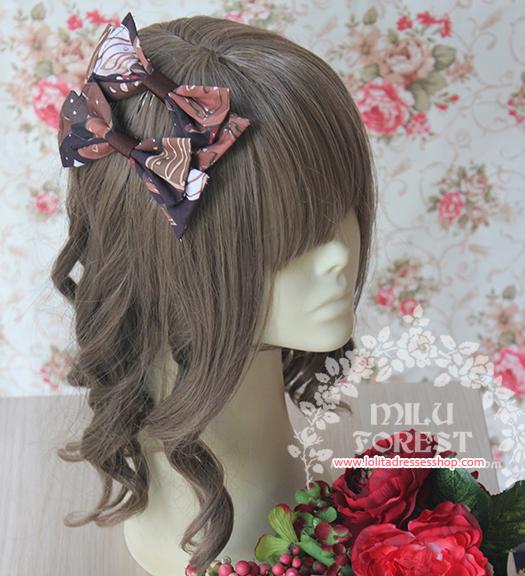 Berry Chocolate Cookies Printing Lolita Hairbrush