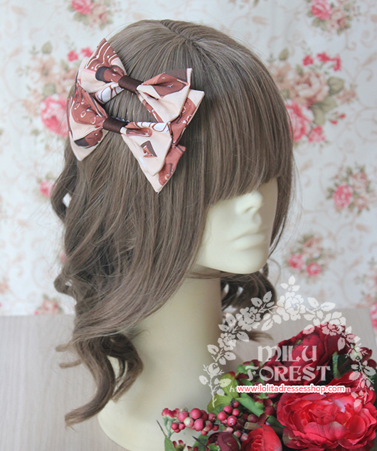 Berry Chocolate Cookies Printing Lolita Hairbrush