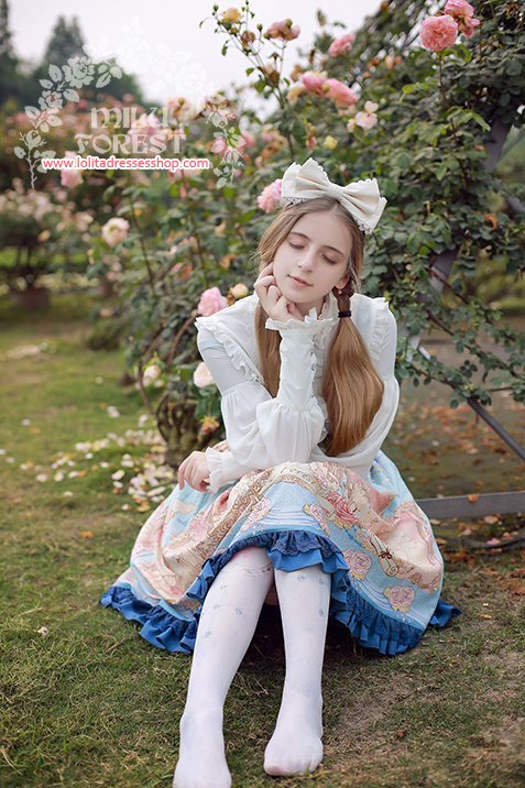 Pride And Prejudice Lolita Half Skirt SK