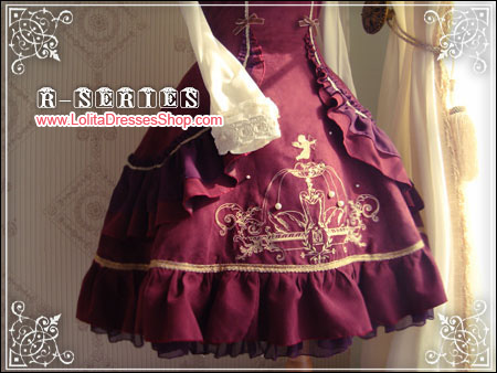 Odette Mansion Velvet Wine Lolita JSK