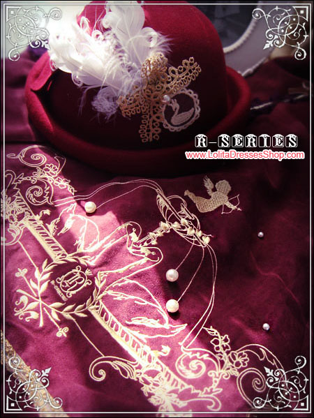 Odette Mansion Velvet Wine Lolita JSK