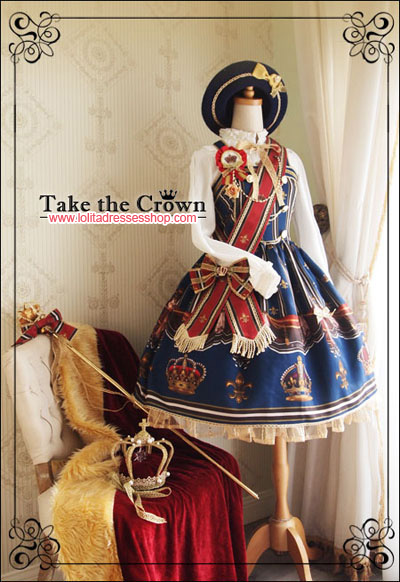 Crown Printing Take the Crown Lolita JSK