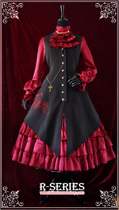 Rose Law Gothic Classic Lolita Vest