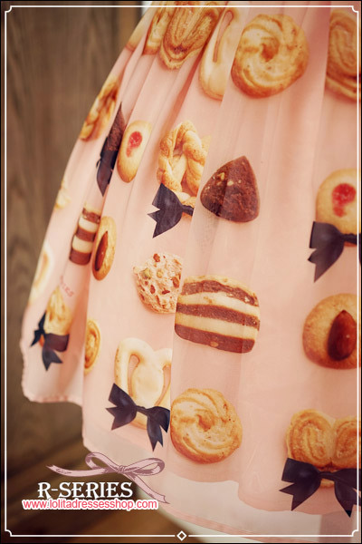 Ribbon Cookies Printing Lolita JSK