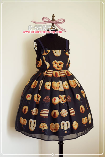 Ribbon Cookies Printing Lolita JSK