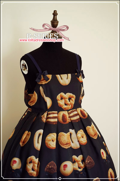 Ribbon Cookies Printing Lolita JSK