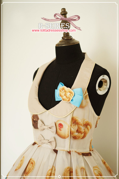 Ribbon Cookies Printing Vest style Lolita JSK