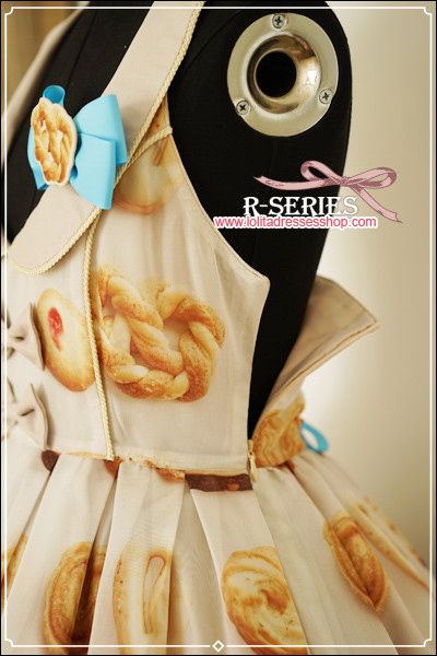Ribbon Cookies Printing Vest style Lolita JSK