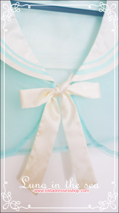 Luna In The Sea Sailor Collar Organza Lolita Bolero