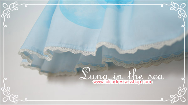 Luna In The Sea Sailor Collar Lolita OP Dress