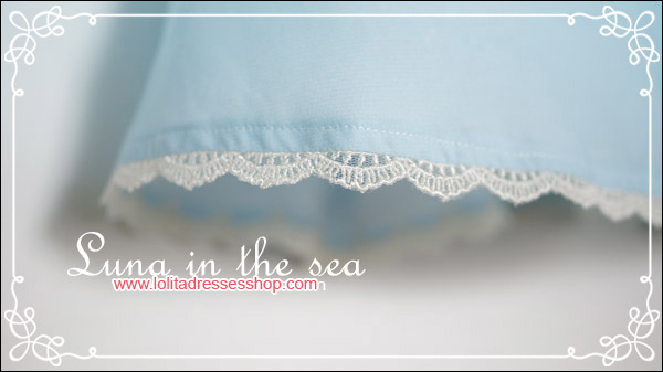 Luna In The Sea Sailor Collar Lolita OP Dress