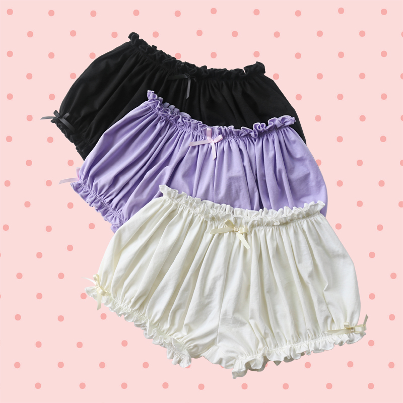 Cotton Pumpkin Pants Lolita Small Shorts