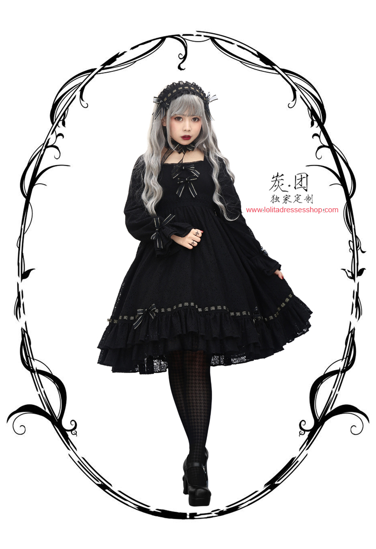 Dark Little Red Riding Hood Lace Lolita OP