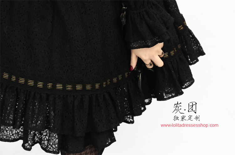 Dark Little Red Riding Hood Lace Lolita OP