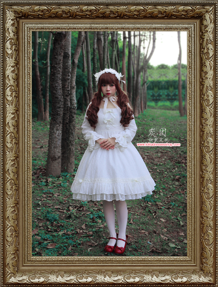 Dark Little Red Riding Hood Lace Lolita OP