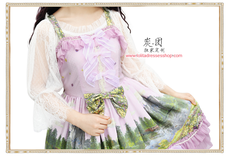 Three Quarter Lantern Sleeve Lace Lolita Blouse