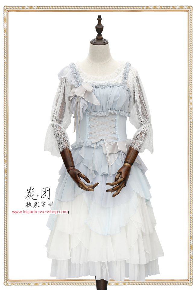 Three Quarter Lantern Sleeve Lace Lolita Blouse