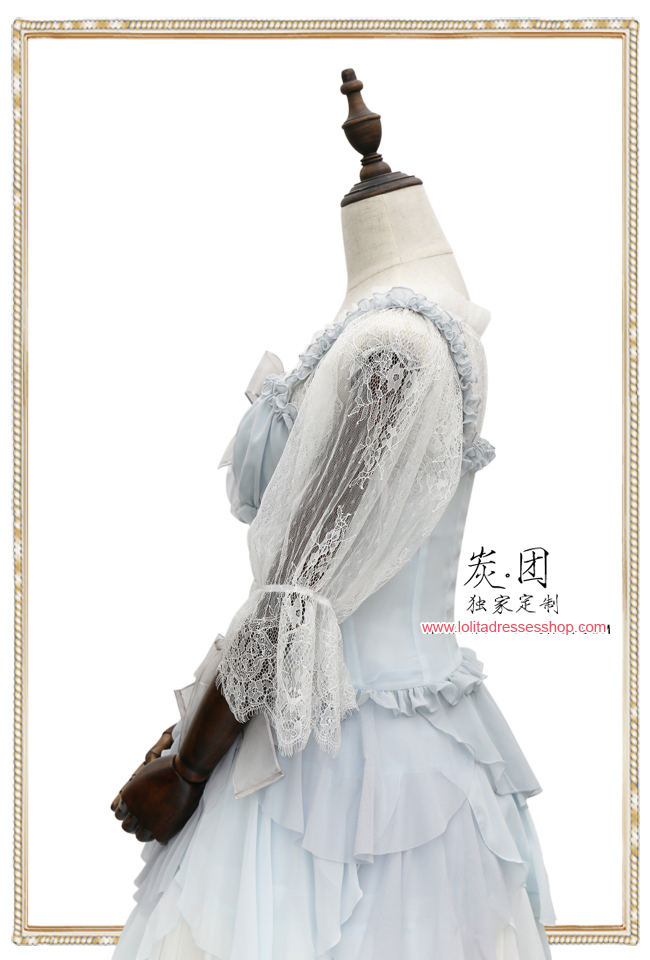 Three Quarter Lantern Sleeve Lace Lolita Blouse