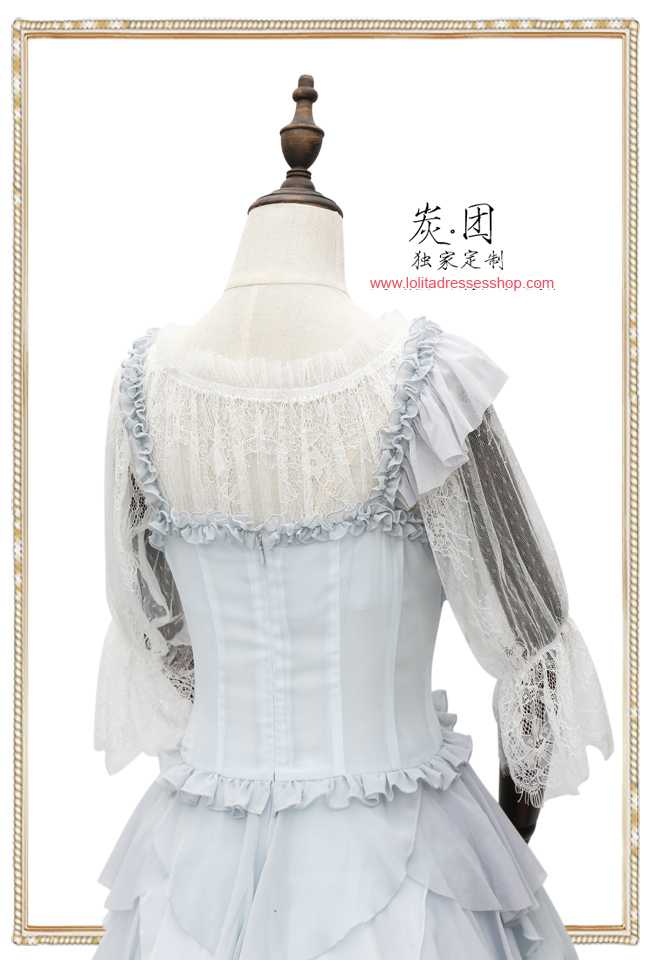 Three Quarter Lantern Sleeve Lace Lolita Blouse