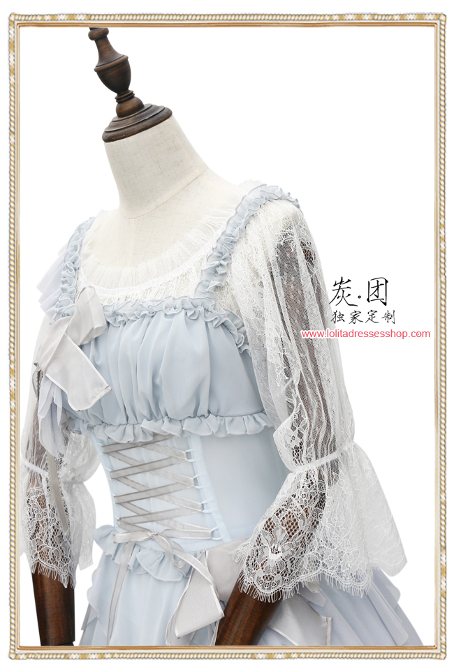 Three Quarter Lantern Sleeve Lace Lolita Blouse