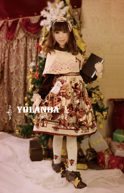 Teddy Bear Vest Dress Lolita JSK