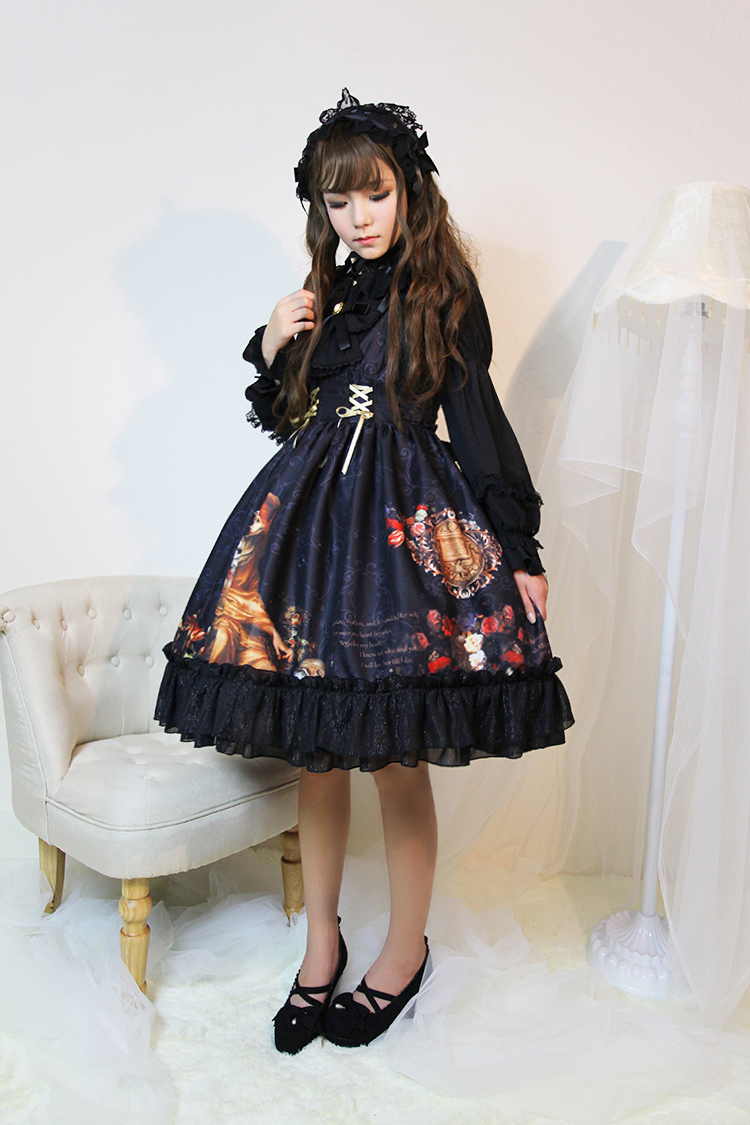 Song Of Time Printing Lolita Dress JSK