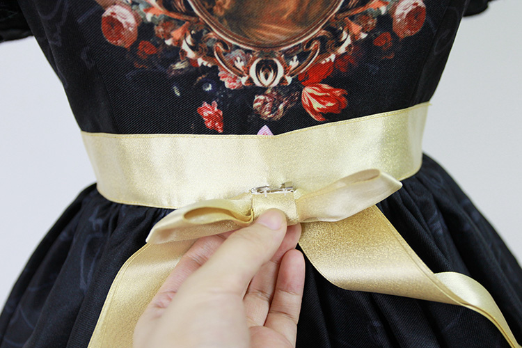 Song Of Time Printing Short Sleeve Lolita OP