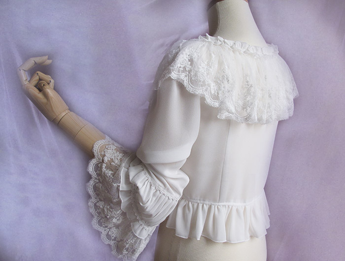 Cheap Chiffon Long Sleeve All-match Shell Lolita Blouse Sale At Lolita ...
