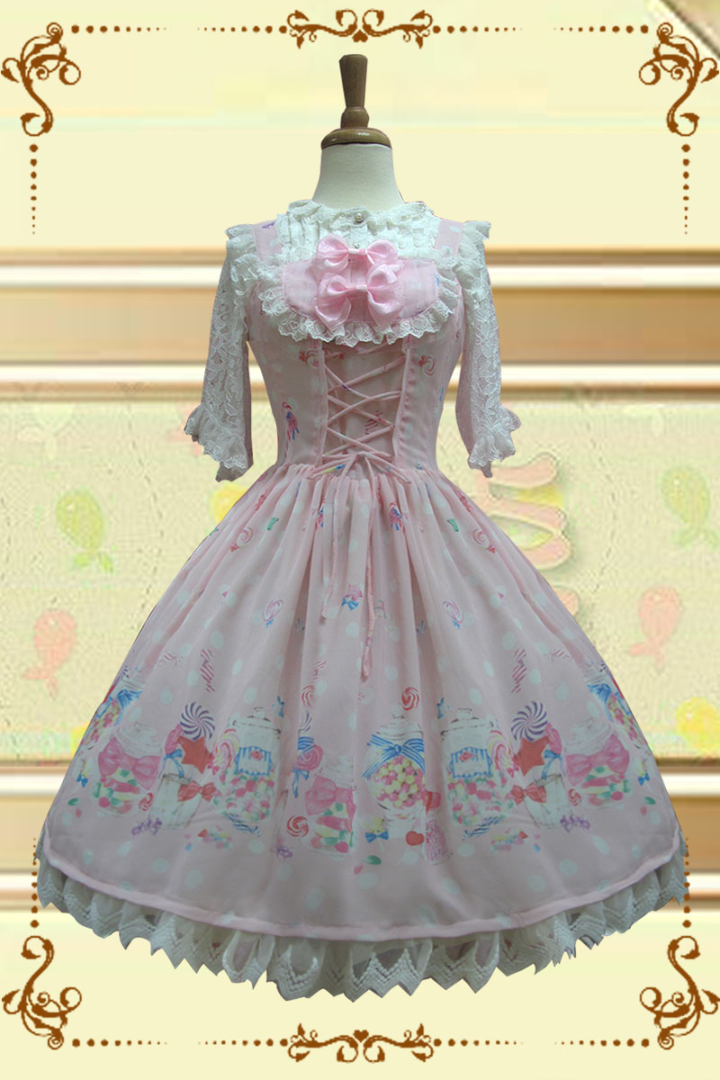 Chiffon Printing Candy Lolita JSK