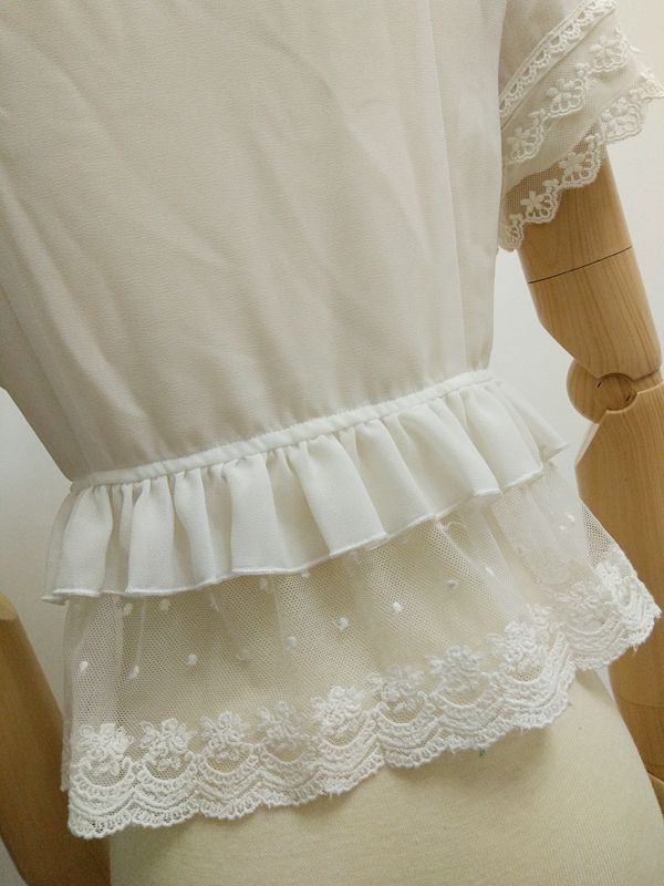 Lace Short Sleeve Lolita Blouse