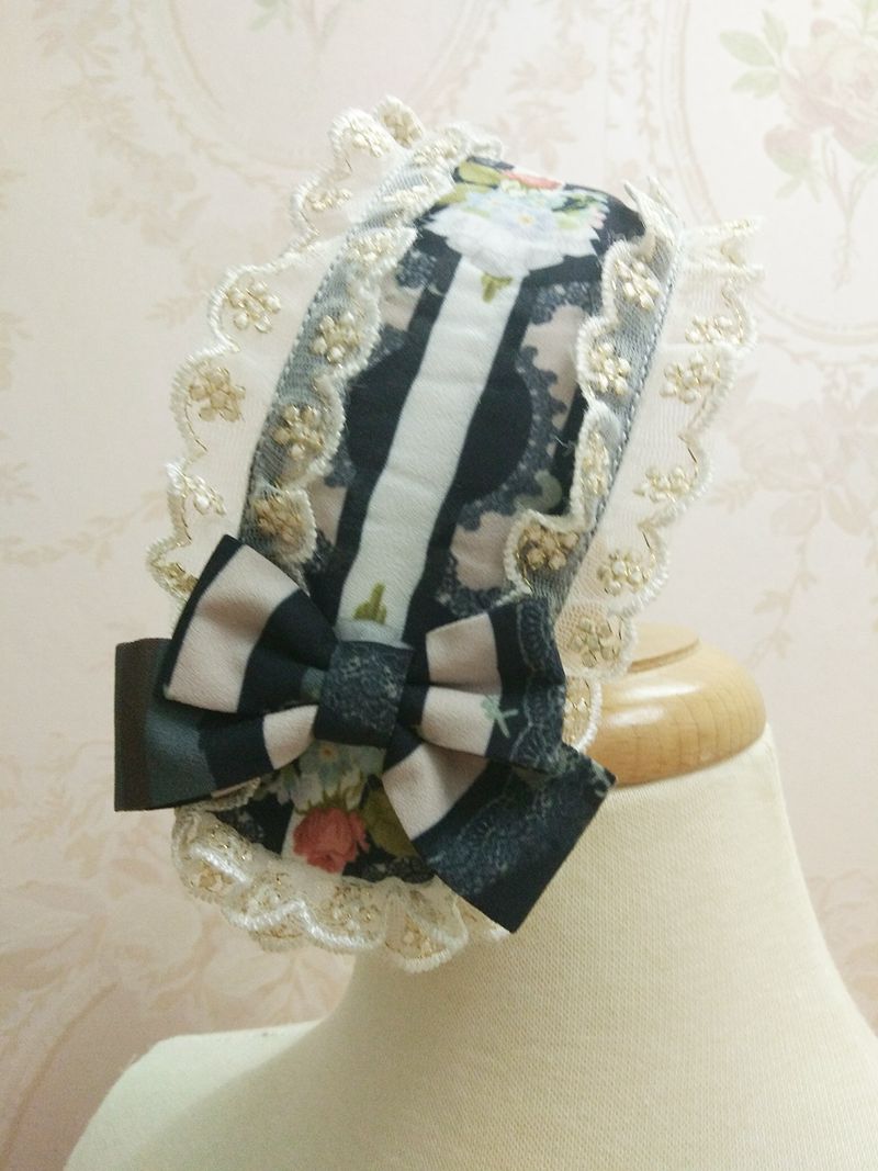 Crystal Rabbit Printing Lolita Hair Band