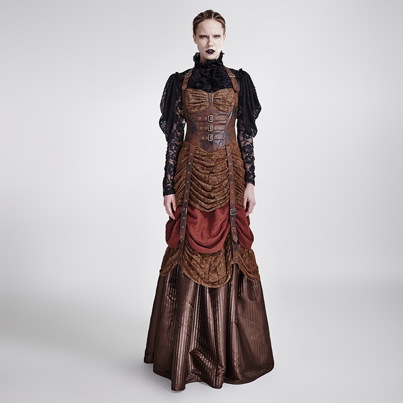 Vintage Steampunk Braces Dress