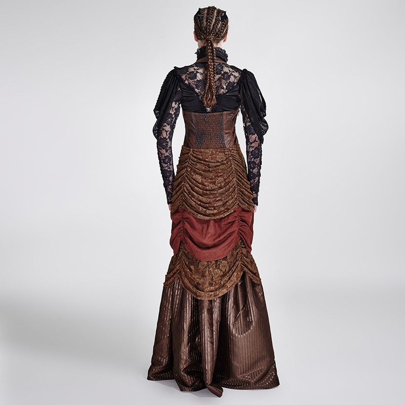 Vintage Steampunk Braces Dress