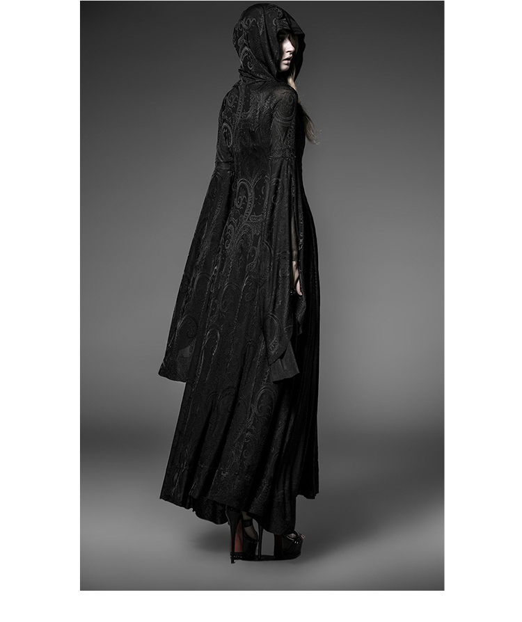 Halloween Cosplay Hooded Knitted Comic Gothic Dress