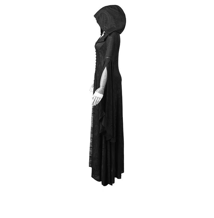 Halloween Cosplay Hooded Knitted Comic Gothic Dress