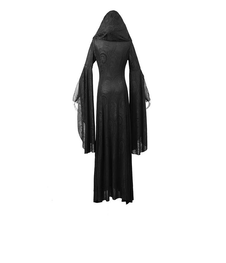 Halloween Cosplay Hooded Knitted Comic Gothic Dress