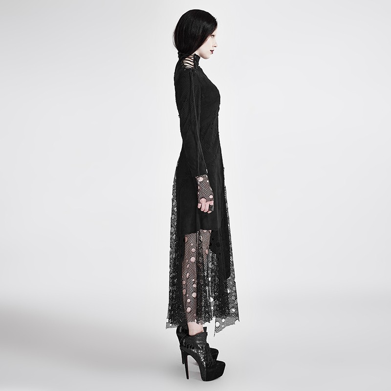 Gothic Steampunk Irregular Slim Dress