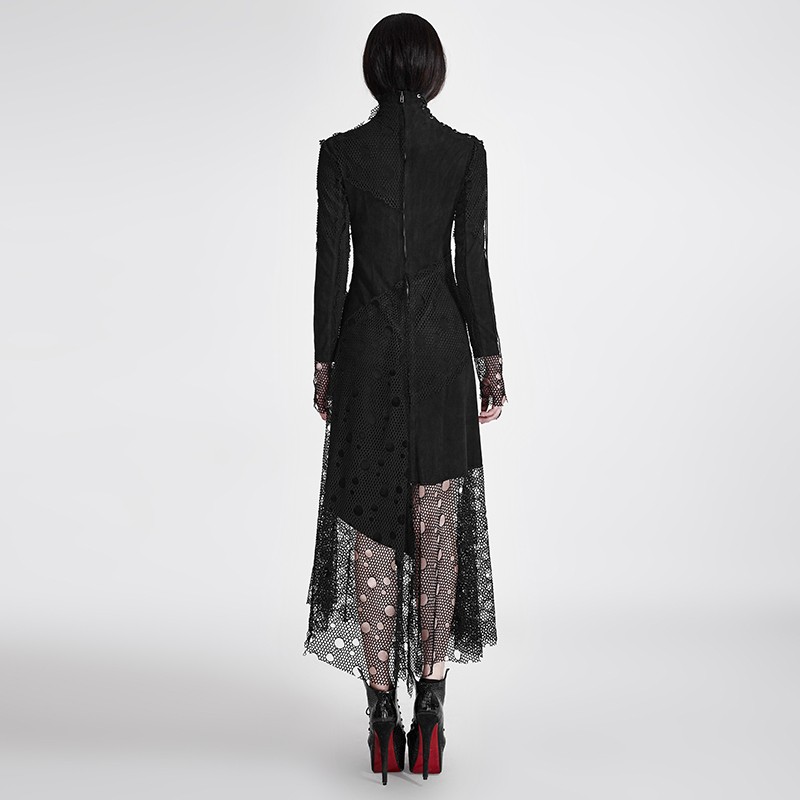 Gothic Steampunk Irregular Slim Dress