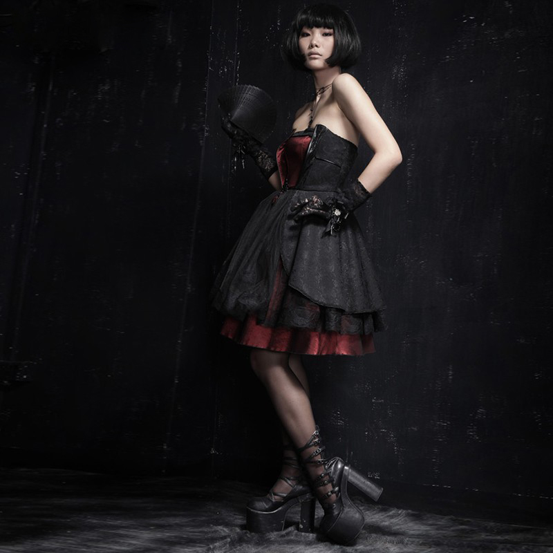 Gothic Dark Slim Dress